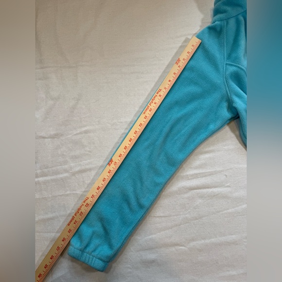 Columbia Like-New Aqua Plush Women’s Fleece Zip Jacket - Picture 7 of 8